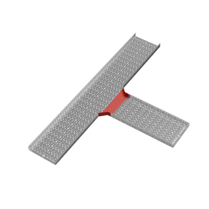 Ответвитель для лотка Т-образ. 500х80 сталь 1.0мм "ПЛЮС" TUplus80-500 HD КМ PL1519