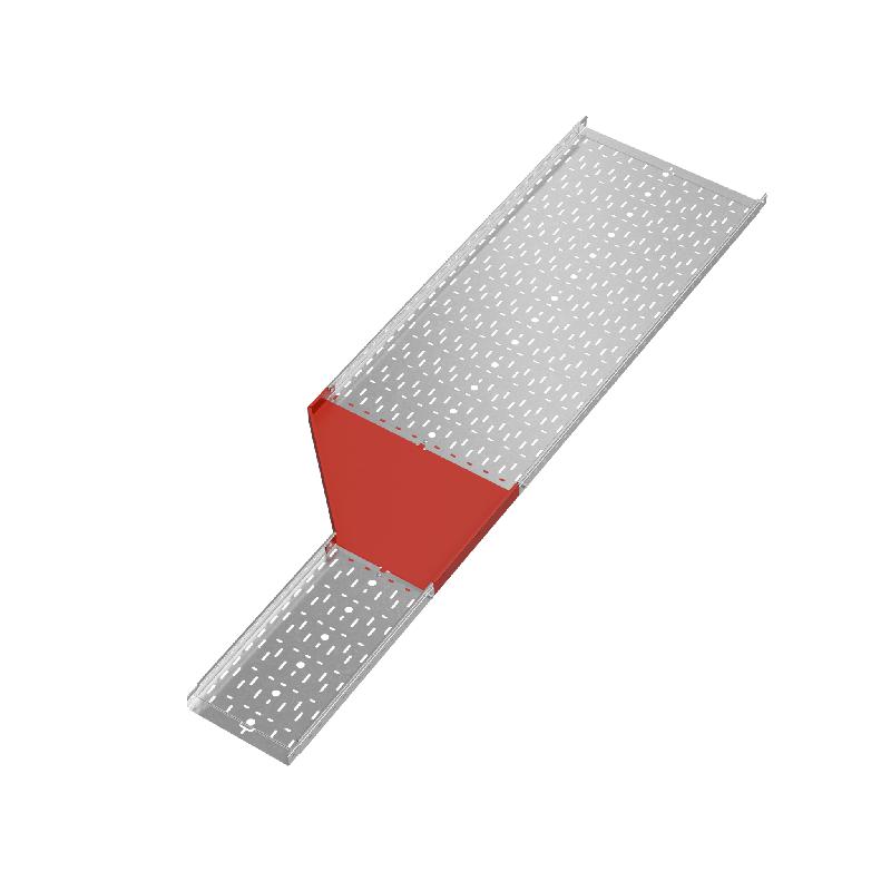 Переходник для лотка левый 50х300-600 сталь 1.0мм "ПЛЮС" PDplus50-300-600-L HD КМ PL1640