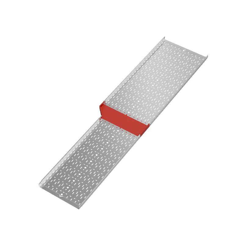 Переходник для лотка левый 50х500-600 сталь 1.0мм "ПЛЮС" PDplus50-500-600-L HD КМ PL1643