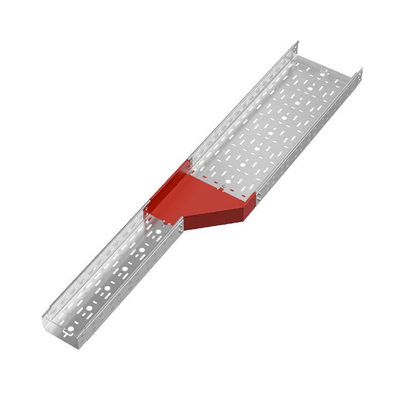 Переходник для лотка правый 80х150-300 сталь 1.0мм "ПЛЮС" PDplus80-150-300-R HD КМ PL1583