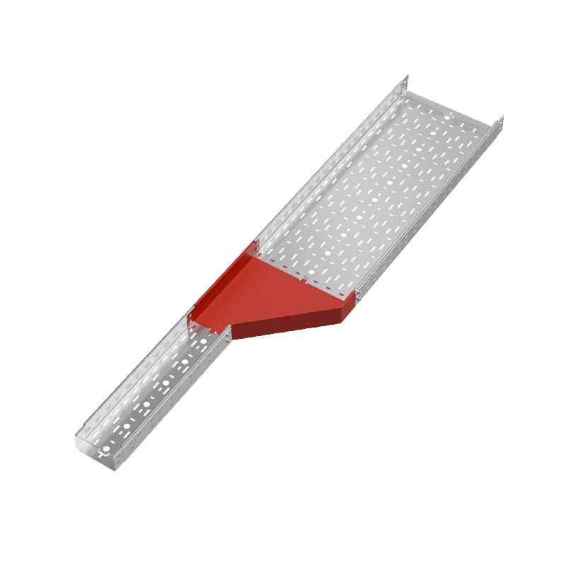 Переходник для лотка правый 80х150-400 сталь 1.0мм "ПЛЮС" PDplus80-150-400-R КМ PL0657