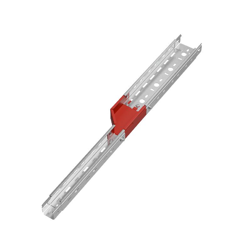 Переходник для лотка левый 50х50-100 сталь 1.0мм "ПЛЮС" PDplus50-50-100-L КМ PL0691