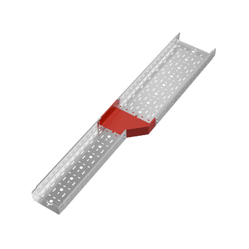 Переходник для лотка правый 80х200-300 сталь 1.0мм "ПЛЮС" PDplus80-200-300-R КМ PL0660