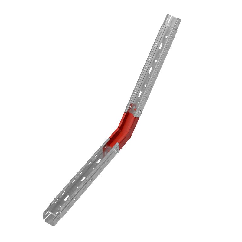 Угол для лотка верт. внутр. 45град. 50х50 сталь 1.0мм "ПЛЮС" NLplus45-50-50 HD КМ PL1418