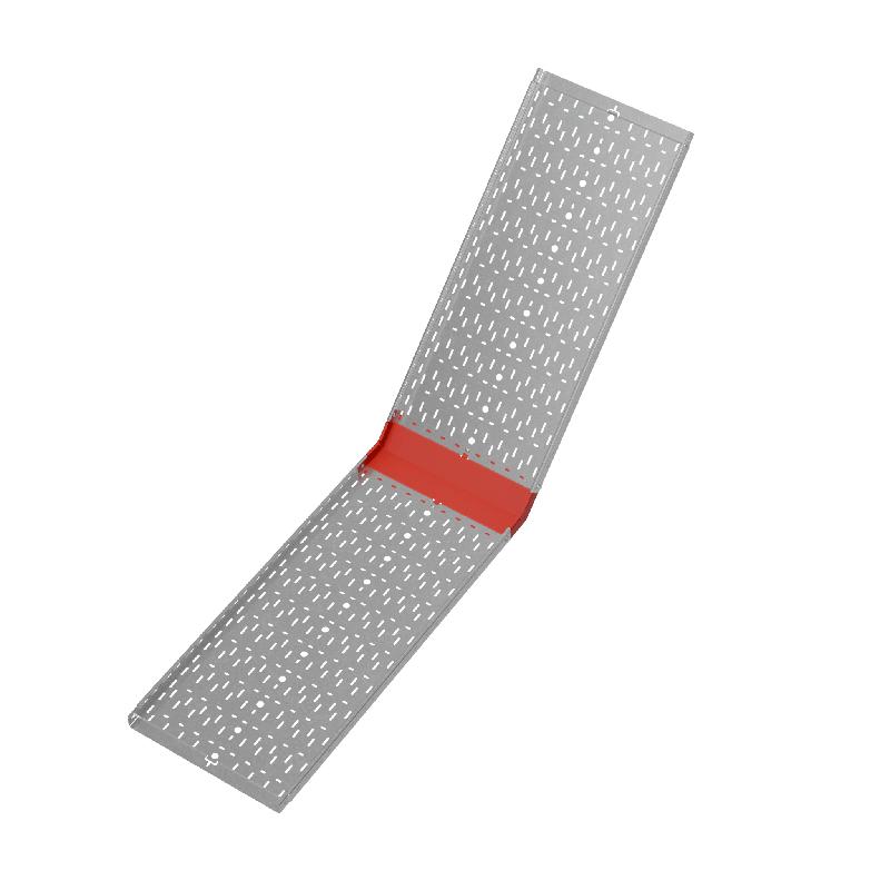 Угол для лотка верт. внутр. 45град. 500х50 сталь 1.0мм "ПЛЮС" NLplus45-50-500 HD КМ PL1424