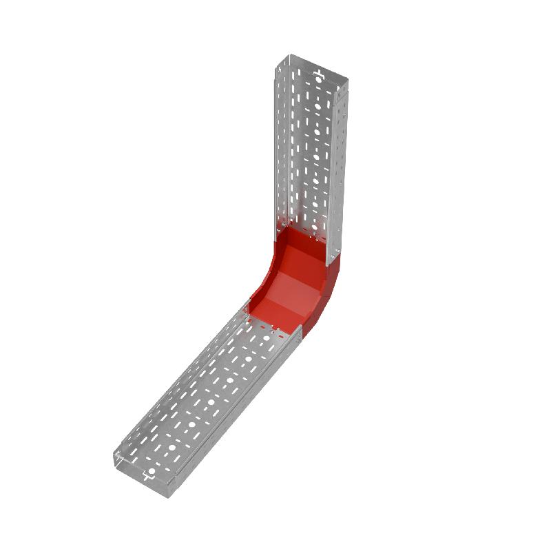 Угол для лотка верт. внутр. 90град. 200х80 сталь 1.0мм "ПЛЮС" NLplus90-80-200 КМ PL0479