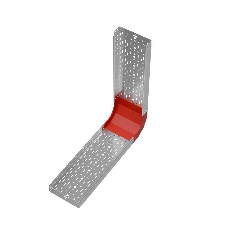 Угол для лотка верт. внутр. 90град. 300х80 сталь 1.0мм "ПЛЮС" NLplus90-80-300 HD КМ PL1407