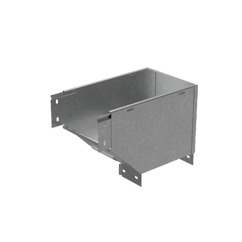 Угол для лотка верт. внеш. с разворотом трассы на 90град. R 100х80 сталь 1.0мм "ПЛЮС" VLPDplus90-80-100-R КМ PL2385