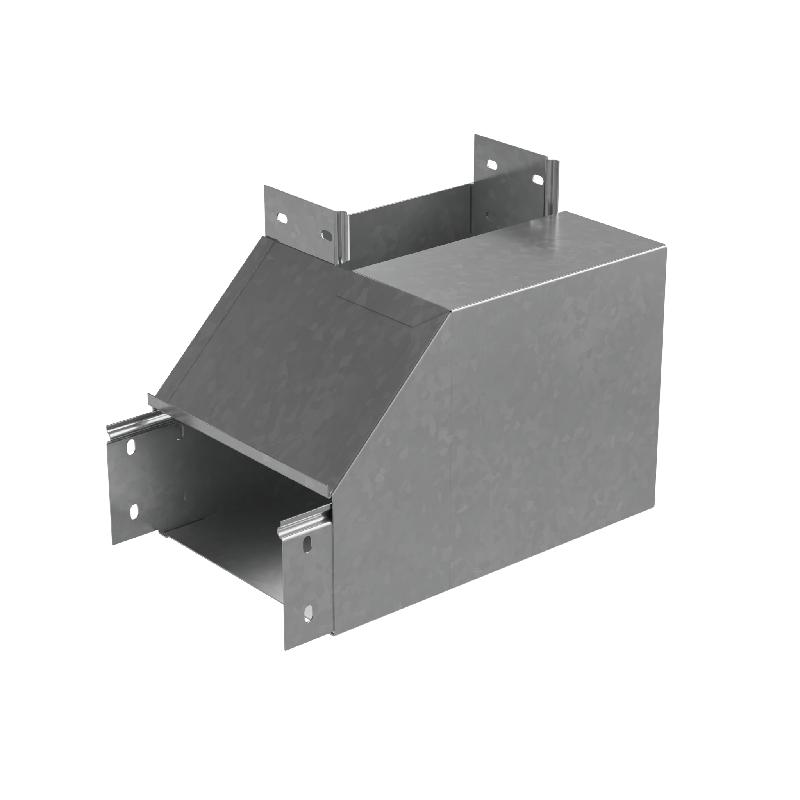 Угол для лотка верт. внутр. с разворотом трассы на 90град. L 200х80 сталь 1.0мм "ПЛЮС" NLPDplus90-80-200-L КМ PL2391