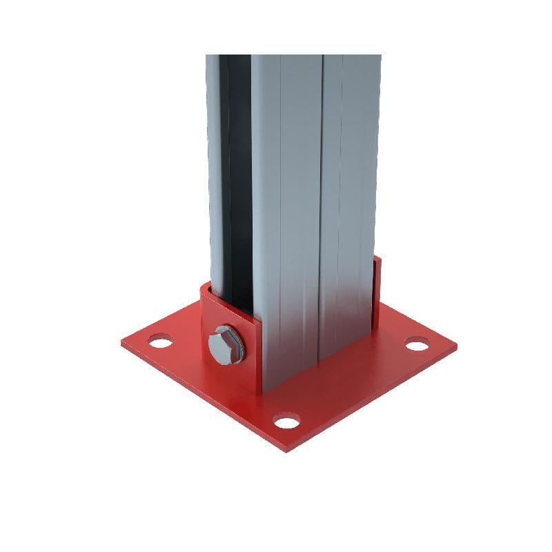 Основание одноканальное для страт-профиля 41х82 сталь 4.0мм OSN41-82 HD КМ LO14748