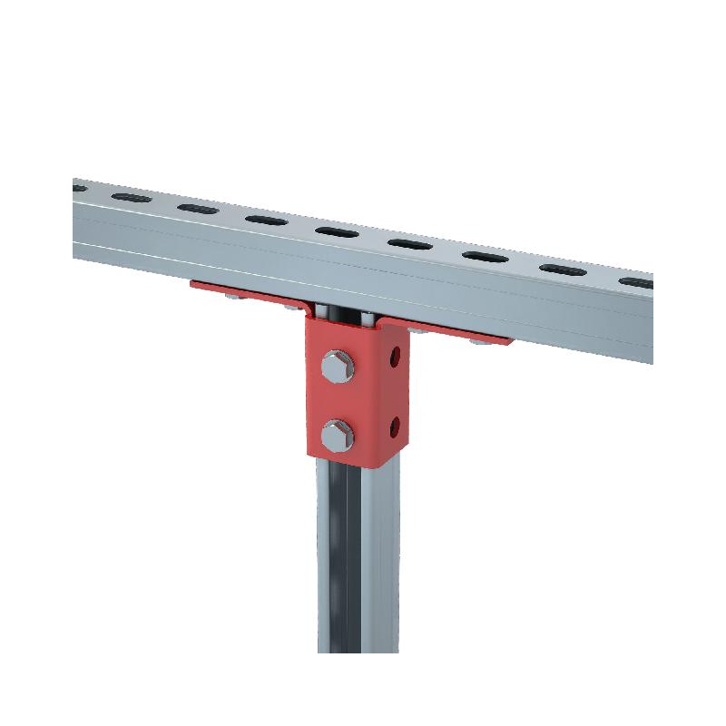 Основание угловое двойное для страт-профиля 41х41 сталь 4.0мм OUSG41-41 HD КМ LO14270