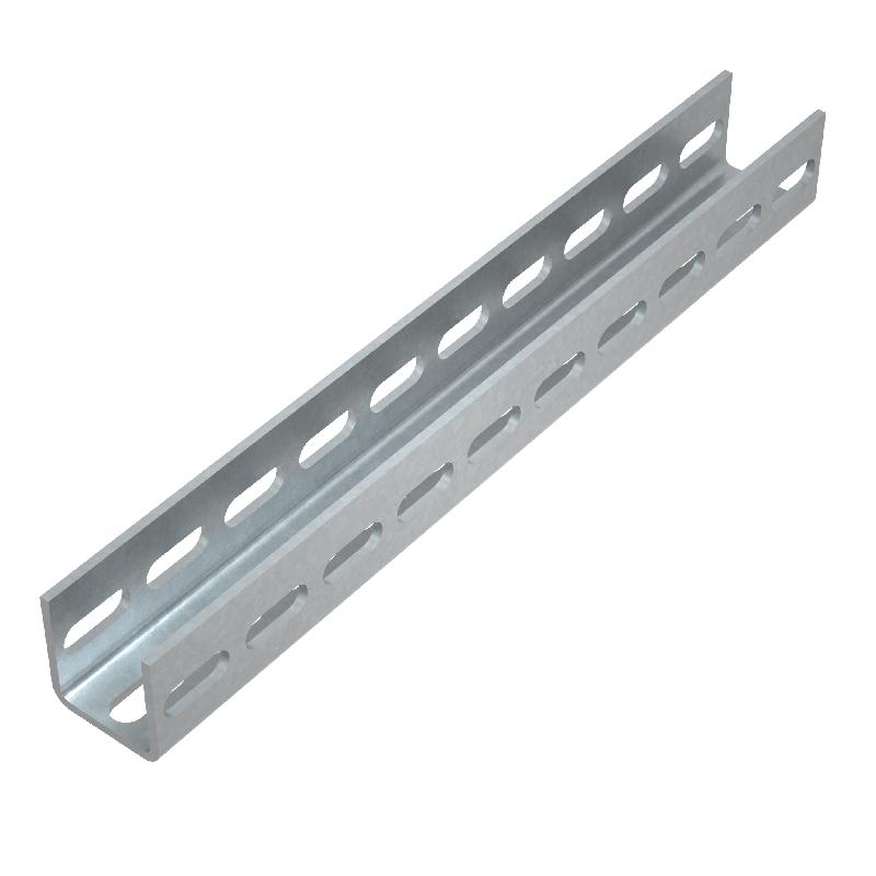 Профиль перфорированный 50х50 L2000 сталь 2.5мм P50-50-2.5-2000 3P тройная перфор. швеллер КМ LO12332