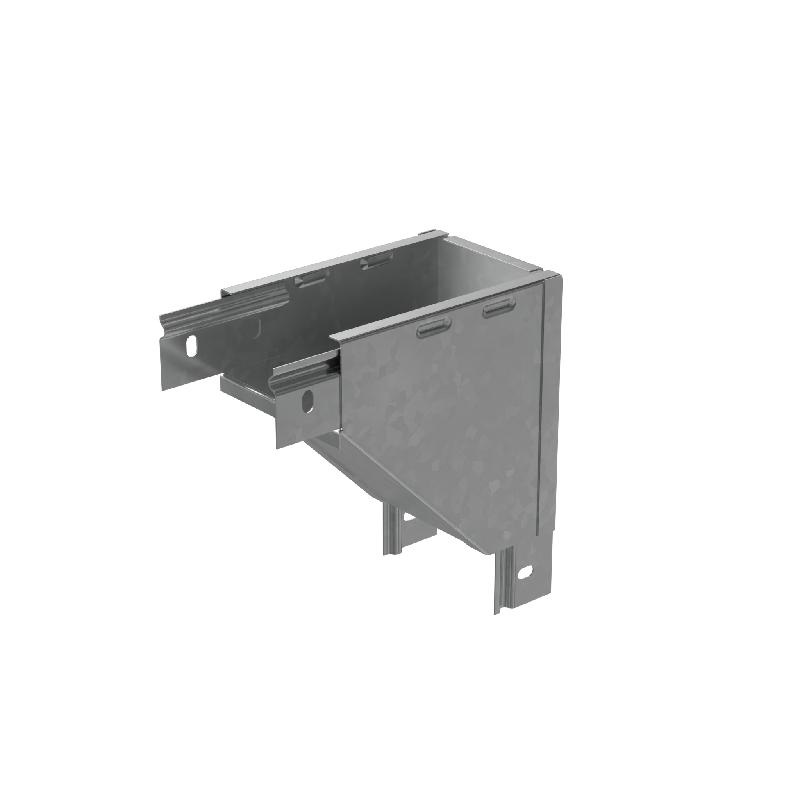 Угол для лотка верт. внеш. с разворотом трассы на 180град. 300х50 сталь 1.0мм "ПЛЮС" VLTDplus90-50-300 КМ PL3710