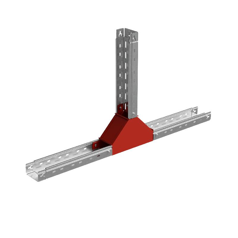 Отвод для лотка Т-образ. верт. вверх 300х50 сталь 1.0мм "ПЛЮС" TDNplus50-300 КМ PL3649