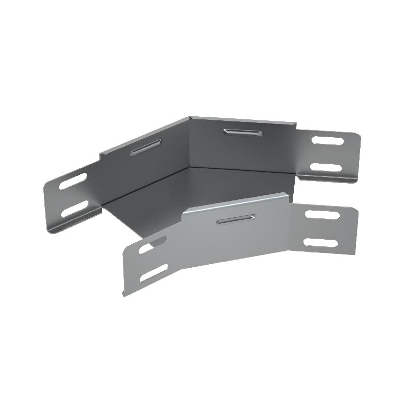 Угол для лотка горизонтальный 45град. 50х50 сталь 1.0мм GL45-50-50 КМ LO0134