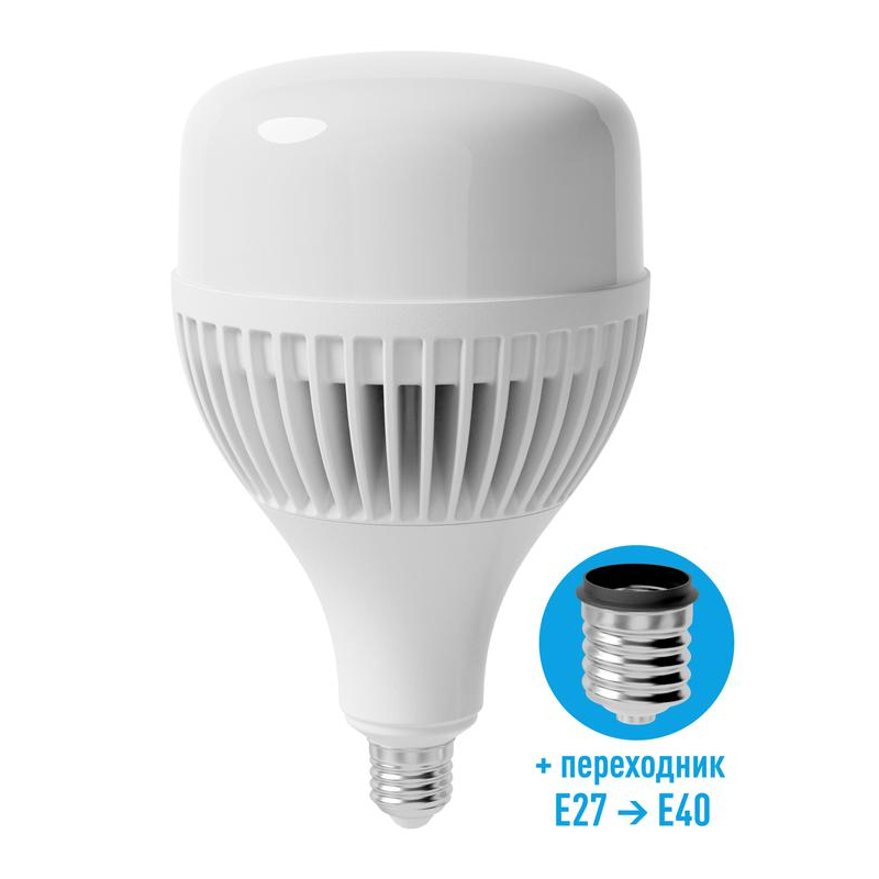 Лампа светодиодная LED 100Вт 220В E40 D160х270 6500К дневной 8300 лм Космос (LksmHWLED100WE2765)