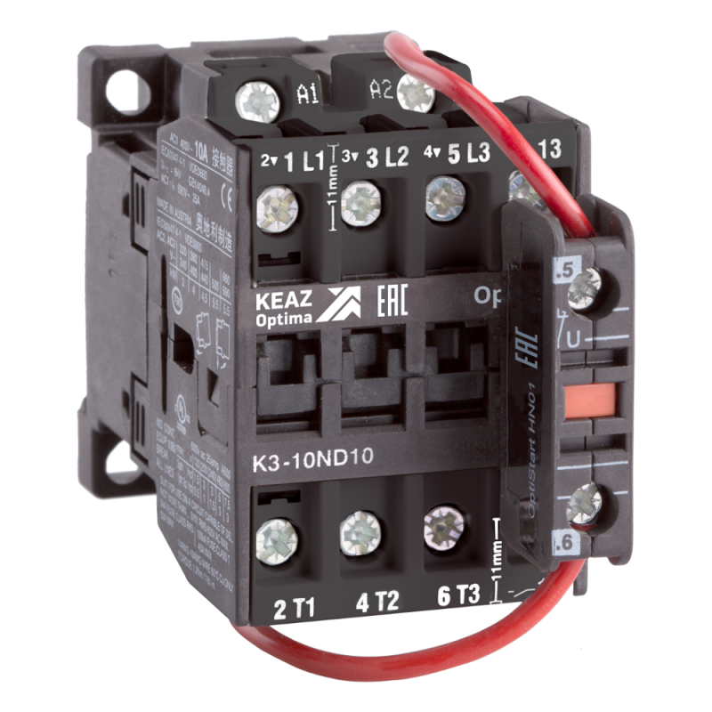 Контактор OptiStart K3 10ND01=110DC КЭАЗ 117236