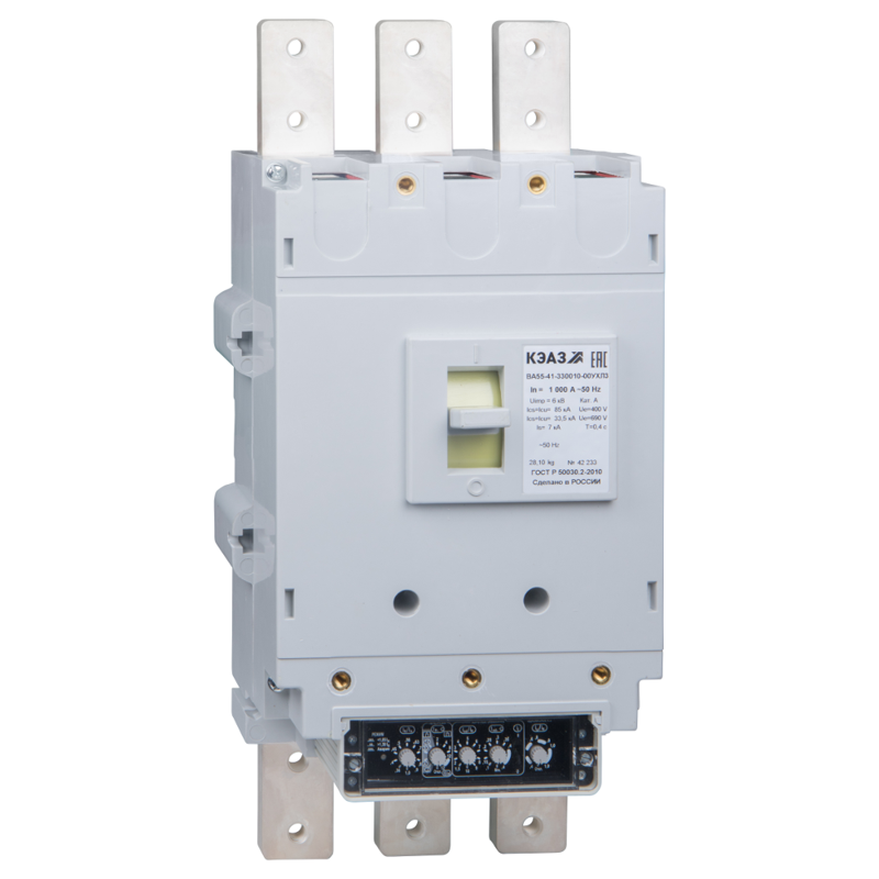 Выключатель автоматический 630А ВА55-41-330010 УХЛ3 690В AC КЭАЗ 220434