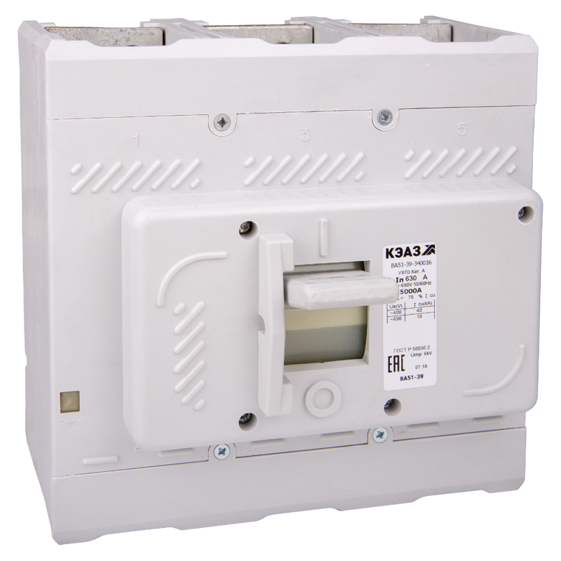 Выключатель автоматический 400А 4000Im ВА51-39-340016 УХЛ3 690В AC КЭАЗ 220784