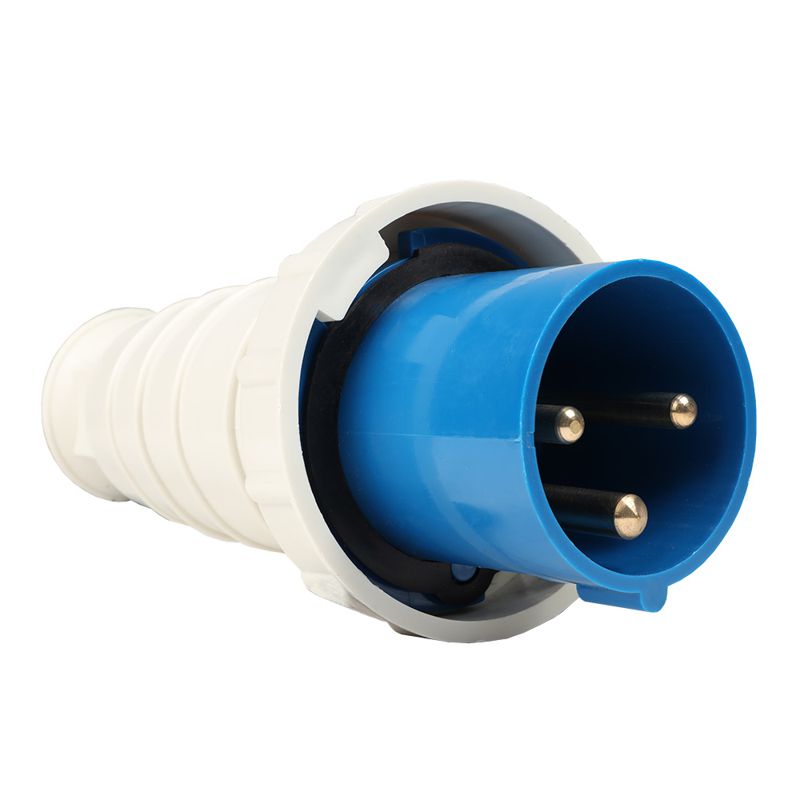 Вилка кабельная 033 63А 220AC 2P+PE 6ч IP67 КЭАЗ 222741