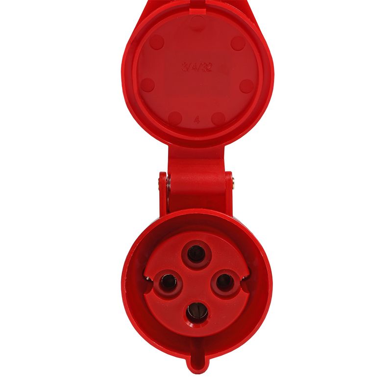 Розетка кабельная 224 32А 380AC 3P+PE 6ч IP44 КЭАЗ 222752