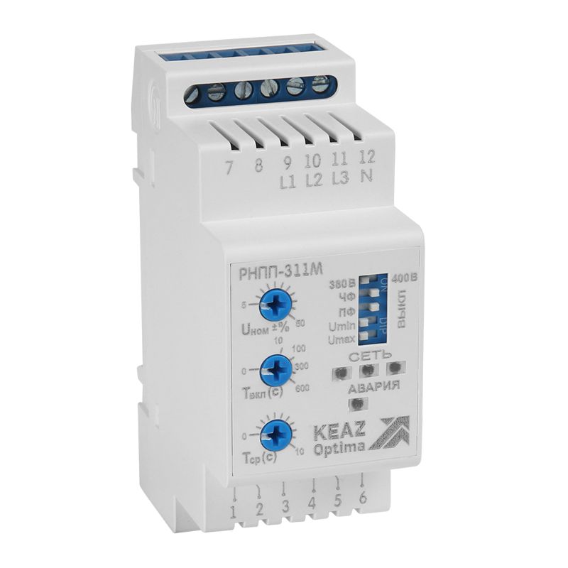 Реле напряжения OptiDin РНПП 311М 24DC УХЛ4 КЭАЗ 240051