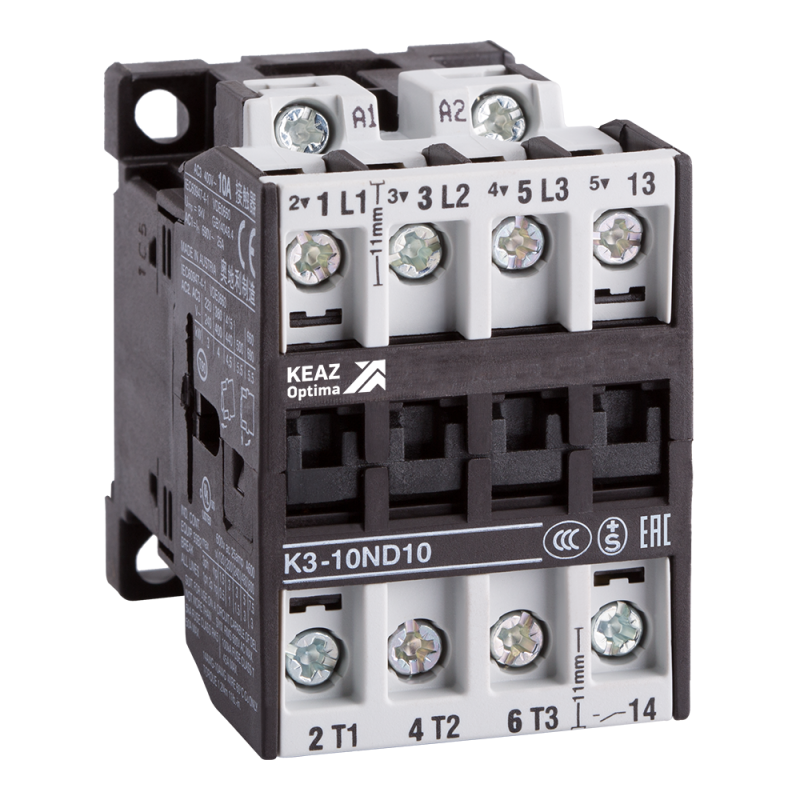 Миниконтактор релейный OptiStart K1 07D22 24AC/DC КЭАЗ 117606