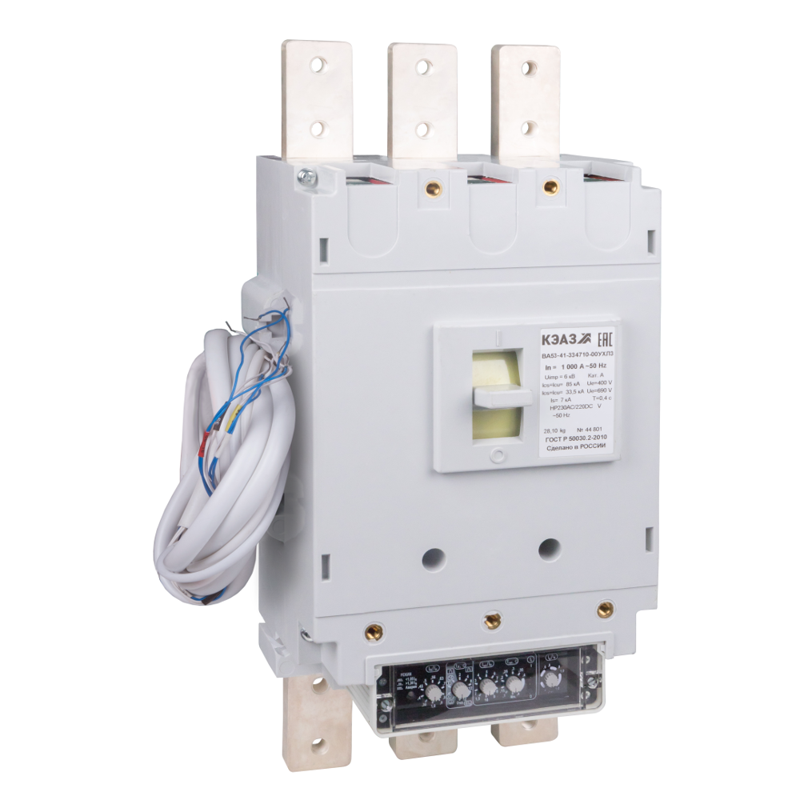 Выключатель автоматический 1000А ВА55-41-335210 УХЛ3 690В AC НР=400В AC КЭАЗ 253239