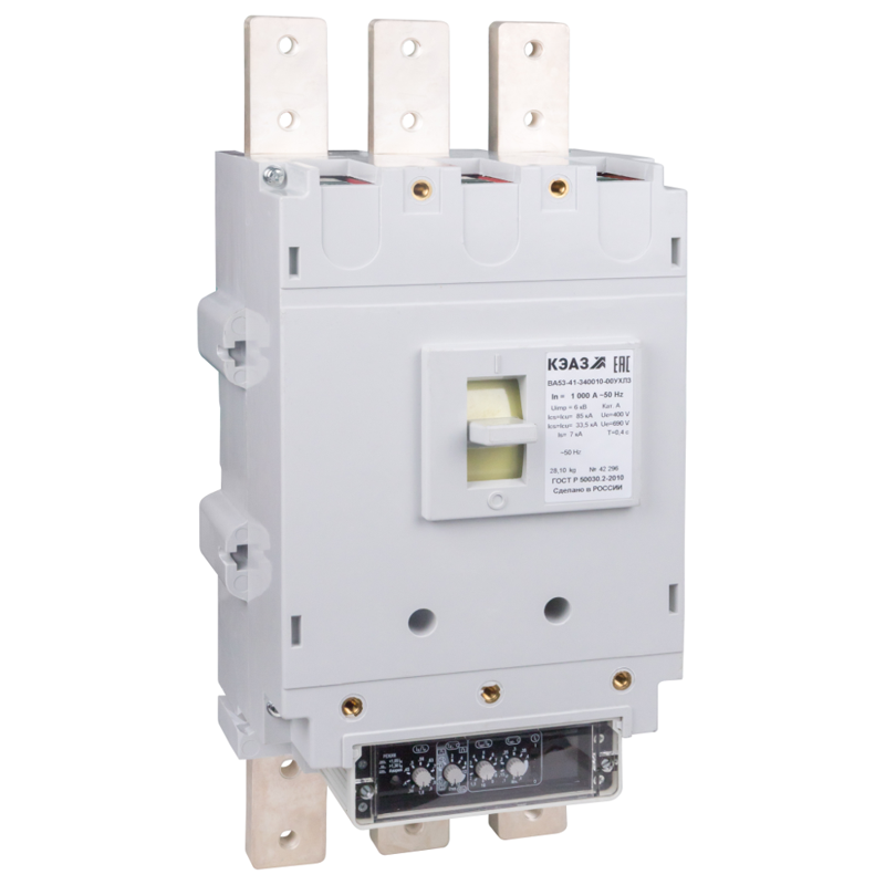 Выключатель автоматический 250А ВА53-41-340010 УХЛ3 690В AC КЭАЗ 248208