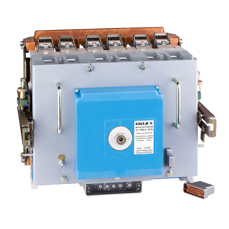 Выключатель автоматический 1600А ВА55-43-334770 УХЛ3 690В AC НР=400В AC ПЭ230AC КЭАЗ 261494