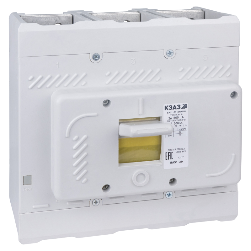 Выключатель автоматический 400А 3200Im ВА51-39-330010 УХЛ3 690В AC КЭАЗ 261846