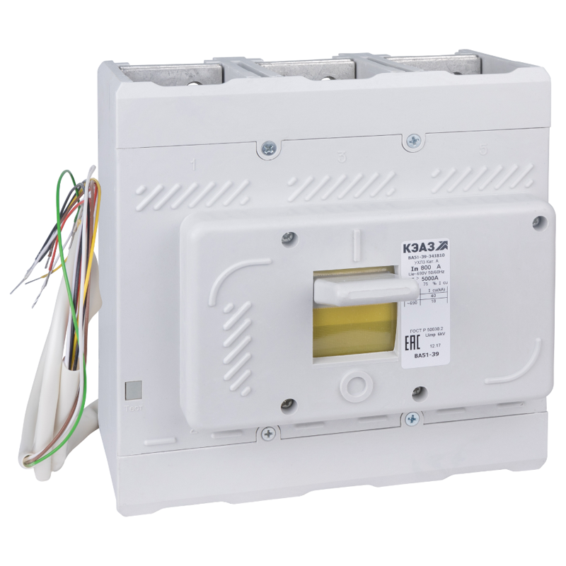 Выключатель автоматический 400А 1250Im ВА51-39-331110 УХЛ3 690В AC КЭАЗ 261849