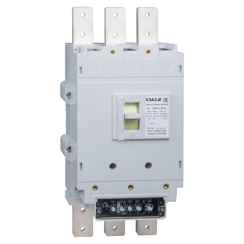 Выключатель автоматический 250А ВА53-41-330016 УХЛ3 690В AC КЭАЗ 273035