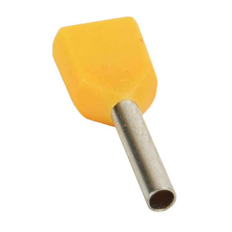 Наконечник штыревой втулочный под два провода НШвИ2 OptiKit T-Shv2-PVC- 1,0-10(100шт) (278046)