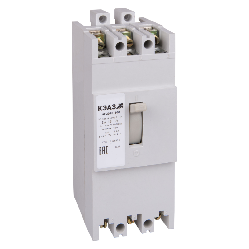 АЕ2043-320-20А-12Iн-400AC-НР230AC/220DC-У3 (276830)