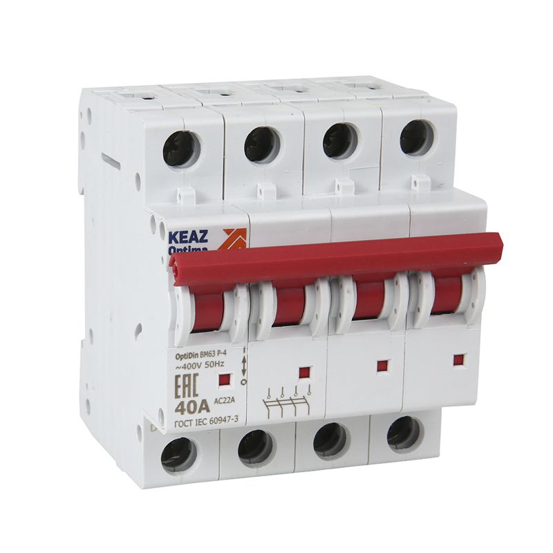 Выключатель нагрузки модульный OptiDin BM63P-432-УХЛ3 (ВМ63Р) (332969)