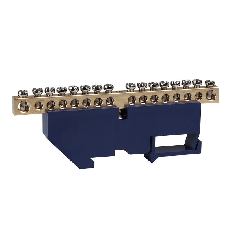 Шина нулевая с изолятором OptiKit BB-D-N-DIN-16-6х9 син. КЭАЗ 277844