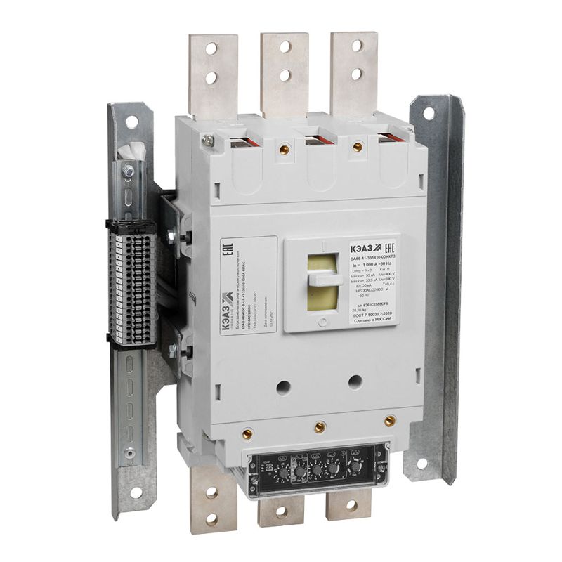 Блок замены автоматического выключателя 1000А АВМ10С-ВА55-41-331810 690AC НР=230В AC/220В DC КЭАЗ 290890