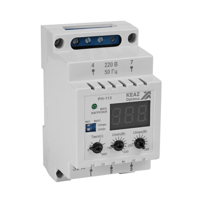 Реле напряжения OptiDin РН 113 УХЛ3.1 КЭАЗ 114058