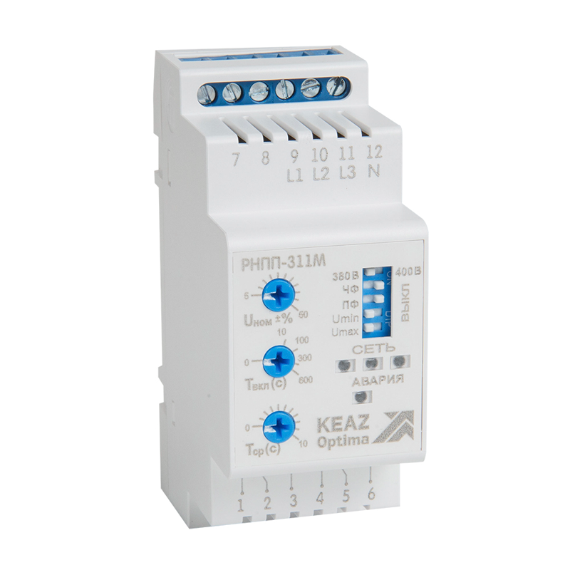Реле напряжения OptiDin РНПП 311М УХЛ4 КЭАЗ 114060