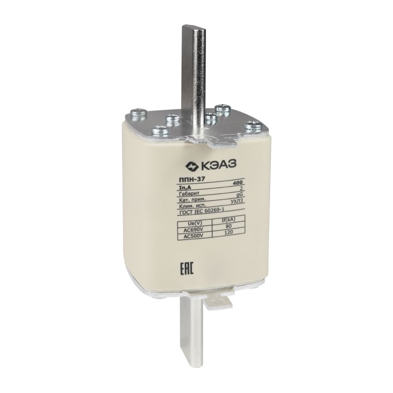 Вставка плавкая ППН 37 160А габарит 2 УХЛ3 КЭАЗ 111384