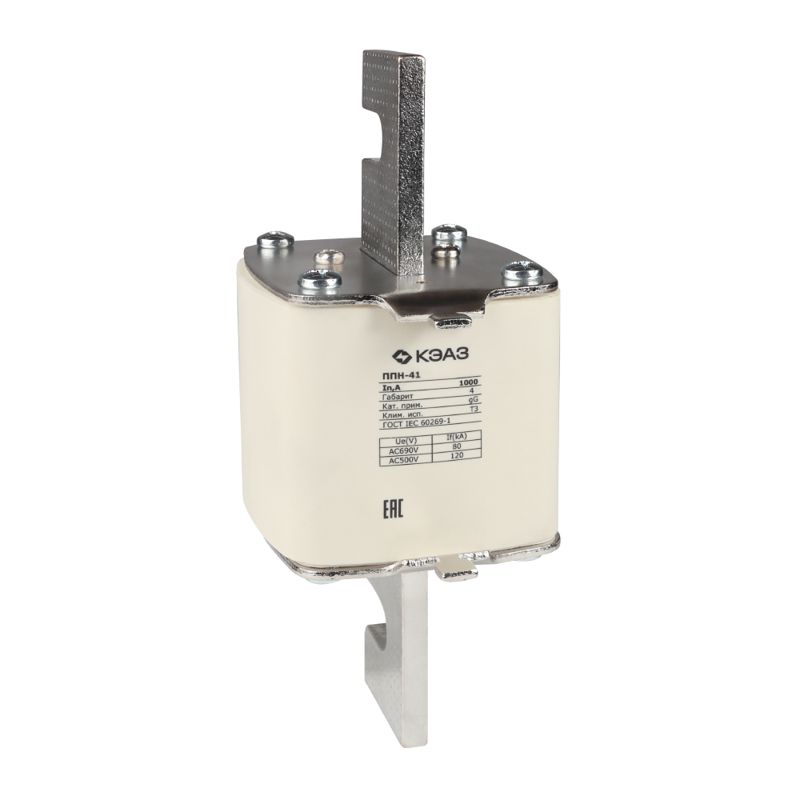 Вставка плавкая ППН 41 800А габарит 4 УХЛ3 КЭАЗ 111405