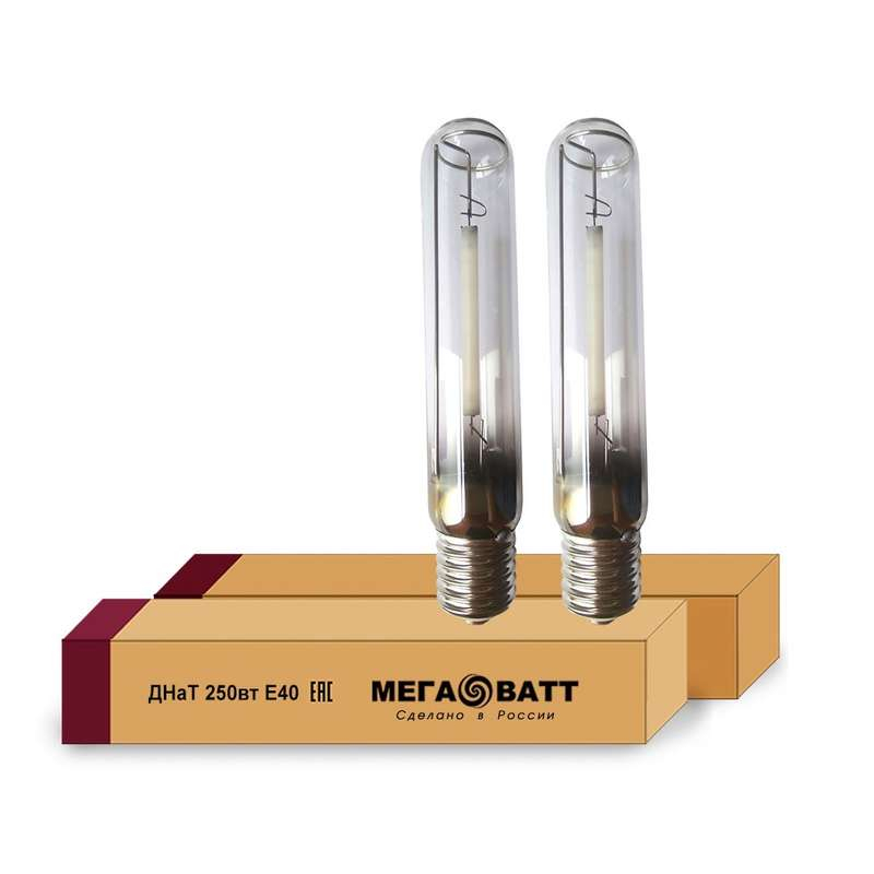 Лампочка газоразрядная натриевая ДНаТ 250 E40 (25) МЕГАВАТТ 02942