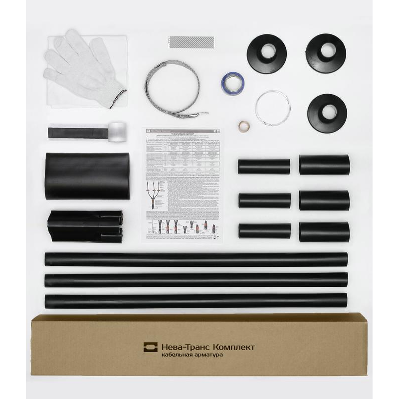 Муфта кабельная концевая наружн. установки 1кВ КНТп 3х(150-240мм) без наконечн. Нева-Транс Комплект 22020066