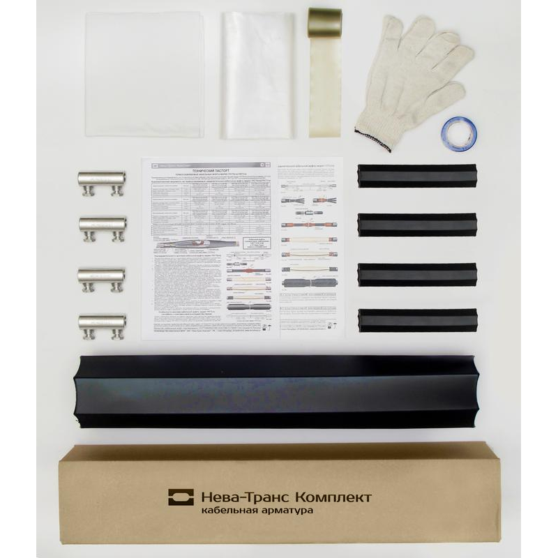Муфта кабельная соединительная 1кВ ПСТ(тк) 4х(150-240мм) с болтовыми соединителями Нева-Транс Комплект 22010016