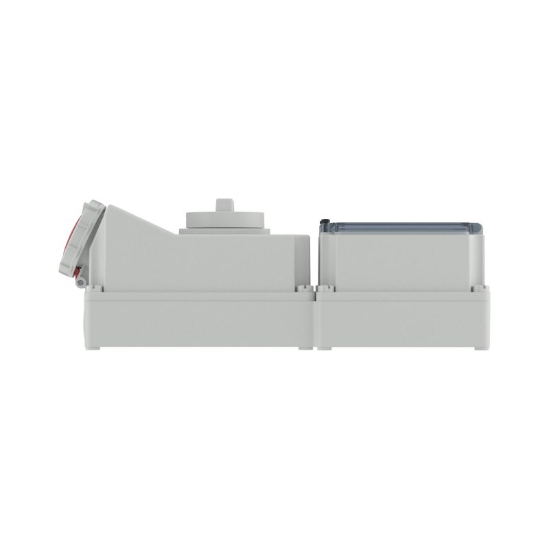 Розетка наружн. уст. 63А 400В 3P+E+N с мех. блокировкой и DIN-рейкой на 6мод. IP67 DKC DIS5686387