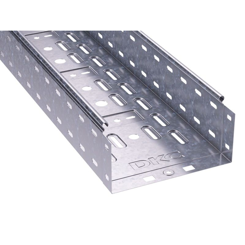 Лоток листовой перфорированный 200х100 L3000 сталь 0.8мм DKC 35343