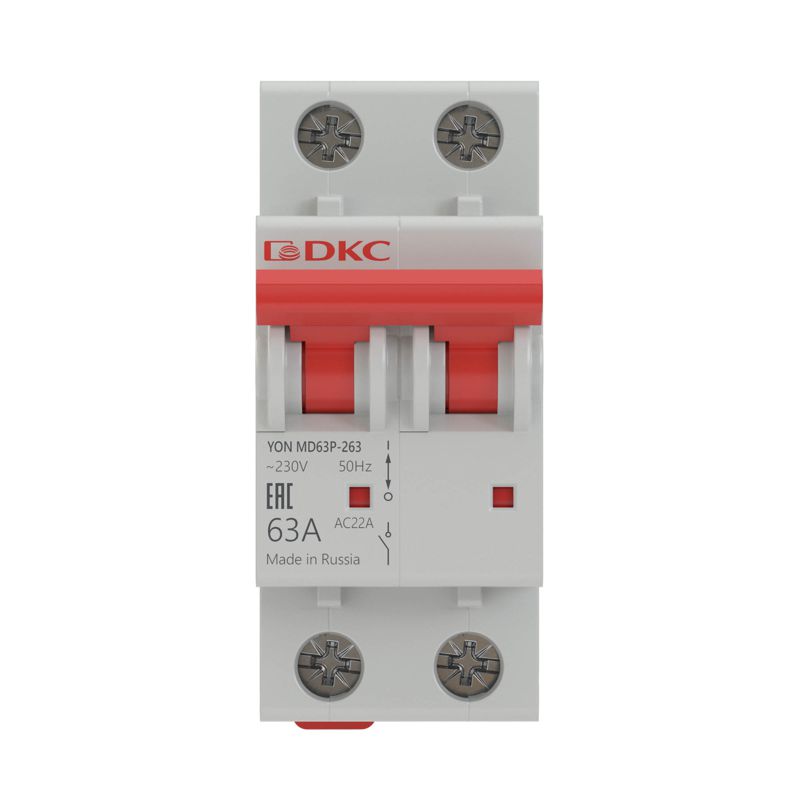 Выключатель нагрузки модульный YON MD63P-263 DKC MD63P-263