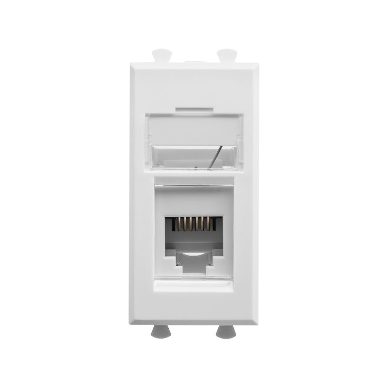 Розетка 1мод. телефонная RJ-12 Avanti "Белое облако" DKC 4400311