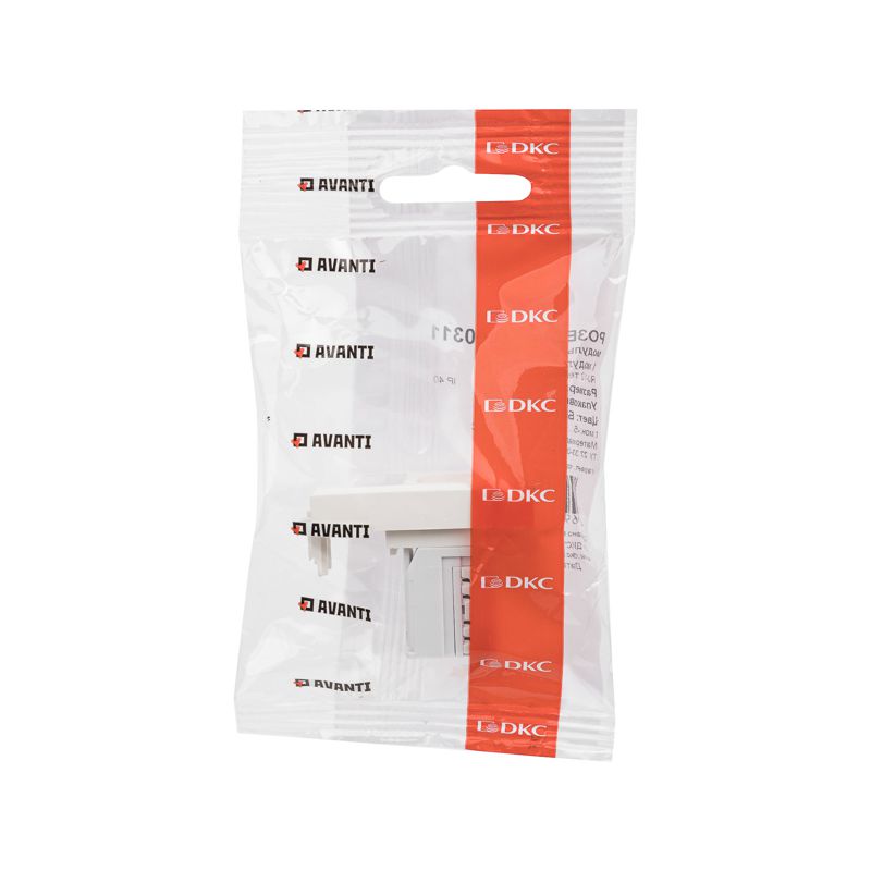 Розетка 1мод. телефонная RJ-12 Avanti "Белое облако" DKC 4400311